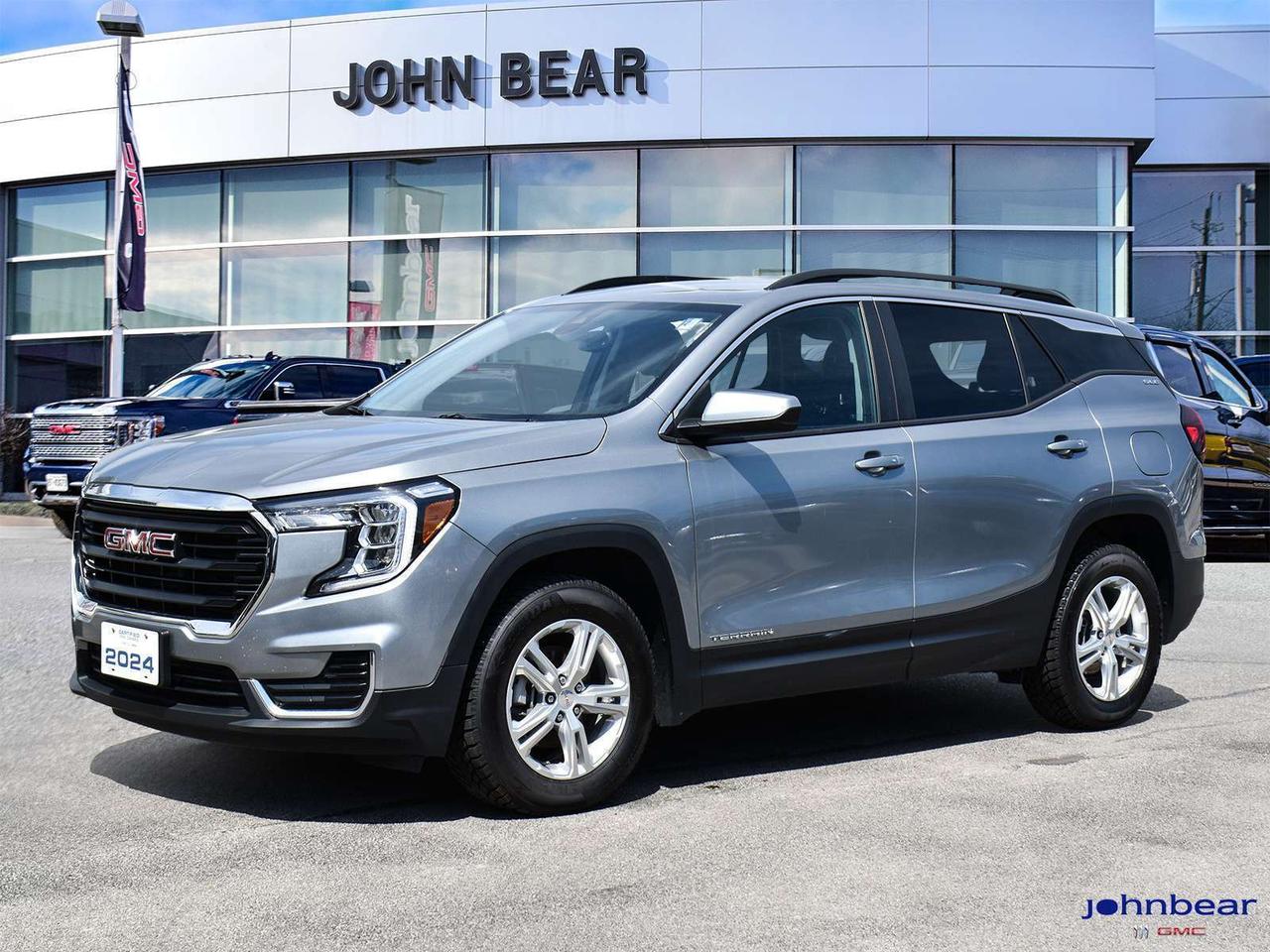 2024 GMC Terrain SLE AWD<br><br><br>REMOTE START, BACK-UP CAMERA, GM FACTORY CERTIFIED, MARKET VALUE PRICING, PREVIOUS DAILY RENTAL BALANCE OF FACTORY WARRANTY, HEATED SEATS, 4.49% FINANCING 24 MONTHS GM CPO CERTIFIED, VEHICLE COMES WITH A GM CPO 3 MONTH/5,000KM TOTAL PLUS GMPP WARRANTY, AWD.<br><br><br>AWD 1.5L DOHC 9-Speed Automatic AWD<br><br><br>Certified. Certification Program Details: * 4.49% APR Financing on Select Models for 24mo* of PreOwned Vehicles * 3-month or 5,000 kilometres Comprehensive Limited Warranty Coverage * 24/7 Roadside Assistance * CARFAX® Vehicle History Report Sirius XM 3 months prepaid service * 150-Point Inspection * 30 Days or 2,500 kilometres exchange privilege SEE DEALER FOR ADDITIONAL DETAILS<br><br><br>John Bear Buick GMC offers many automotive products and services. When you visit our store, what you can expect is quality both in our selection of pre-owned vehicles and from our world-class sales team. We offer Market Based Pricing with some of the best value in the Niagara region.