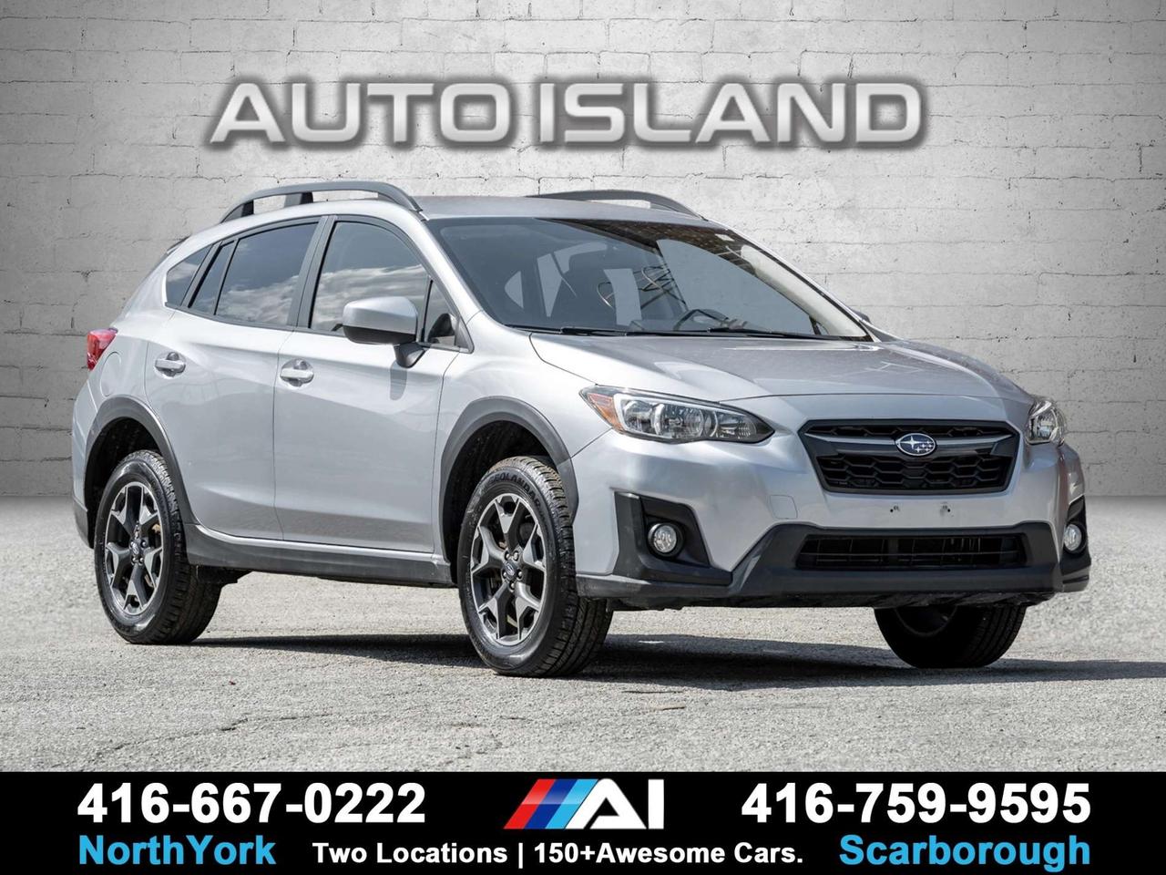 NO ACCIDENTS, TOURING PACKAGE, 6-SPEED MANUAL, SYMMETRICAL AWD, HEATED FRONT SEATS, PREMIUM INTERIOR, AUTOMATIC CLIMATE CONTROL, FOG LIGHTS, AUTOMATIC HEADLIGHTS, LEATHER-WRAPPED STEERING WHEEL & SHIFTER, 6-SPEAKER AUDIO, CARGO COVER, 17 ALLOY WHEELS, APPLE CARPLAY & ANDROID AUTO.<br><br> This 2019 Subaru Crosstrek Touring gives heated front seats for Canadian winters, automatic climate control for easier year-round comfort, premium upholstery, fog lights, automatic headlights, and a leather-wrapped steering wheel and shifter. You also get the more useful everyday upgrades like a 6-speaker audio system and retractable cargo cover. And being a 6-speed manual makes this one especially appealing. You get Subarus full-time Symmetrical AWD paired with a proper 6-speed manual transmission, something thats becoming increasingly rare in a crossover.<br><br>Auto Island Inc., North York<br>2555 Steeles Ave. West<br><br>www.autoislandinc.com <br><br>4.7 Google Rating and over 150 vehicles in stock, with more arriving daily! We take pride in offering top-quality vehicles and exceptional service. Our full-service mechanical shop is ready for all your maintenance needs, and every vehicle is professionally detailed and inspected  buy with confidence!<br><br>Payments as low as $0 down, up to 84 months, OAC. Good credit, bad credit, new credit? No problem  everyones approved! Easy online credit application available . Rates starting at 6.95% OAC  please call for details.<br><br>Please note: All prices are plus applicable taxes (HST) and licensing. No hidden surprisesjust great vehicles and transparent deals. Certification is available for an additional $899. Without certification, as per OMVIC regulations, the vehicle is not drivable, not E-tested, and not certified.<br><br>Proudly serving the GTA and beyond: Peel, Halton, Brampton, Toronto, Burlington, Milton, Mississauga, Hamilton, Cambridge, London, Kitchener, Guelph, Orangeville, Newmarket, Barrie, Markham, Bolton, Caledon, Vaughan, Woodbridge, Etobicoke, Oakville, and more.<br><br>We carry all makes and models, including Mercedes, BMW, Audi, Jaguar, VW, Maserati, Porsche, Land Rover, Range Rover, Chrysler, Jeep, Honda, Toyota, Lexus, Infiniti, Acura, and more.<br><br> <br><br><br><br><br><br> <br><br><br><br><br><br><br><br><br>