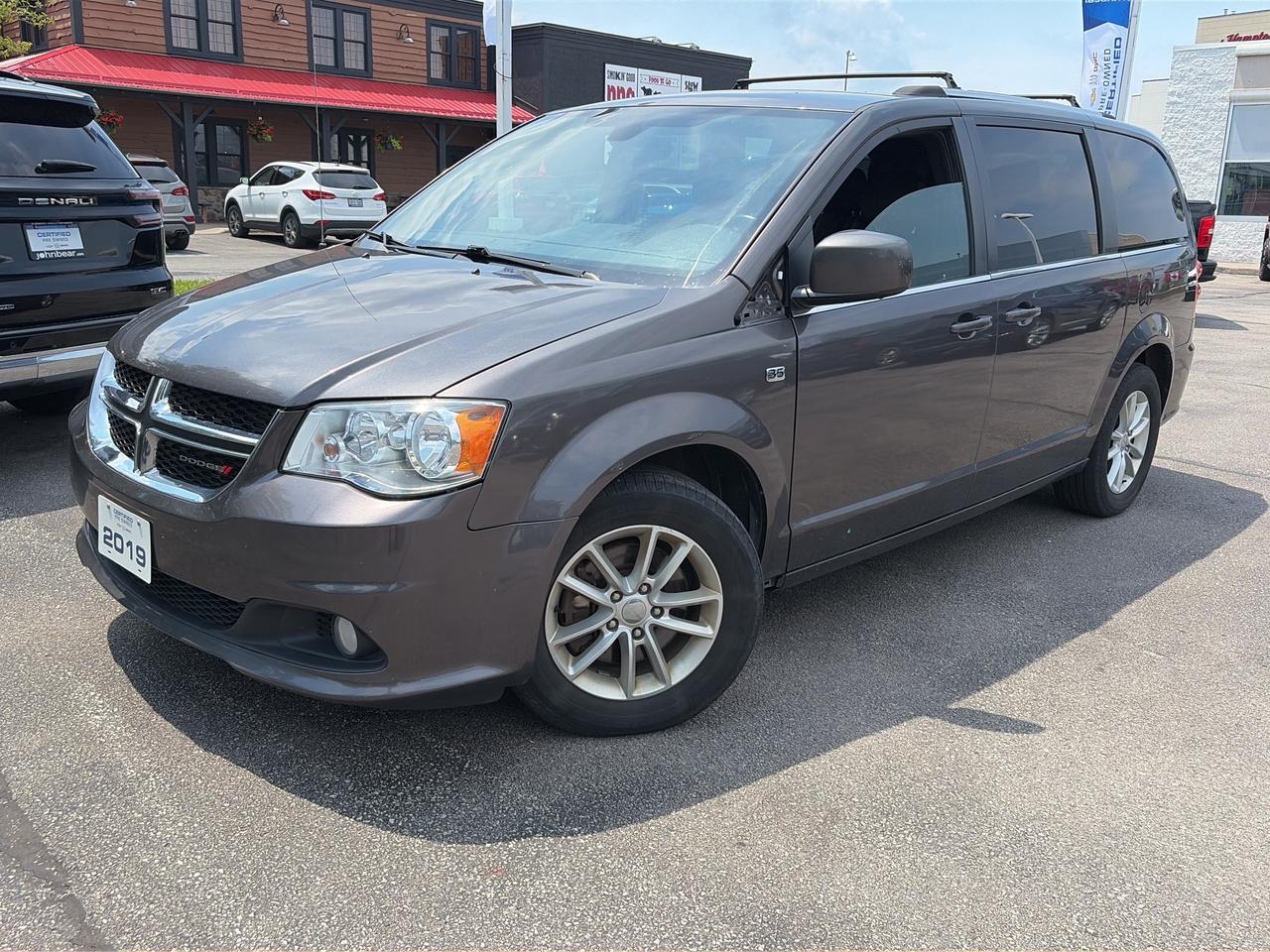 2019 Dodge Grand Caravan Anniversary LEATHER DVD ENTERTAINMENT FRONT & REAR AC, GM CERTIFIED!!!      REMOTE START, LEATHER, BACK-UP CAMERA, NOT A RENTAL, LOCAL TRADE, REAR ENTERTAINMENT, MARKET VALUE PRICING.      Recent Arrival!    LEATHER DVD ENTERTAINMENT FRONT & REAR AC, GM CERTIFIED!!! Pentastar 3.6L V6 VVT 6-Speed Automatic FWD      Certified. Certification Program Details: * 3.99% APR Financing on Select Models for 24mo* of PreOwned Vehicles * 3-month or 5,000 kilometres Comprehensive Limited Warranty Coverage * 24/7 Roadside Assistance * CARFAX® Vehicle History Report Sirius XM 3 months prepaid service * 150-Point Inspection * 30 Days or 2,500 kilometres exchange privilege SEE DEALER FOR ADDITIONAL DETAILS    Awards:    * 2019 KBB.com Brand Image Awards      John Bear Buick GMC offers many automotive products and services. When you visit our store, what you can expect is quality both in our selection of pre-owned vehicles and from our world-class sales team. We offer Market Based Pricing with some of the best value in the Niagara region.