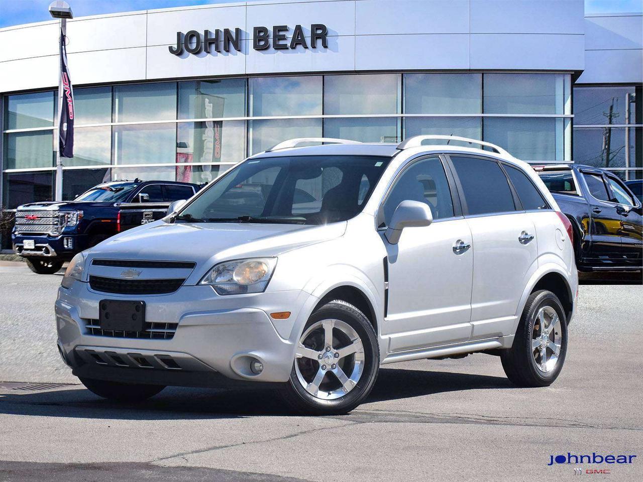 2013 Chevrolet Captiva Sport LT<br><br><br>REMOTE START, LEATHER, SUNROOF, LOCAL TRADE, MARKET VALUE PRICING, CLEAN CARFAX REPORT, POWER SEAT, ALUMINUM RIMS, COMES WITH A 6 MONTH/10,000KM POWERTRAIN WARRANTY!!.<br><br><br>2.4L 4-Cylinder SIDI DOHC VVT 6-Speed Automatic FWD<br><br><br>Certified. Certification Program Details: 30 Days on Safety Related Items.<br><br><br>John Bear Buick GMC offers many automotive products and services. When you visit our store, what you can expect is quality both in our selection of pre-owned vehicles and from our world-class sales team. We offer Market Based Pricing with some of the best value in the Niagara region.