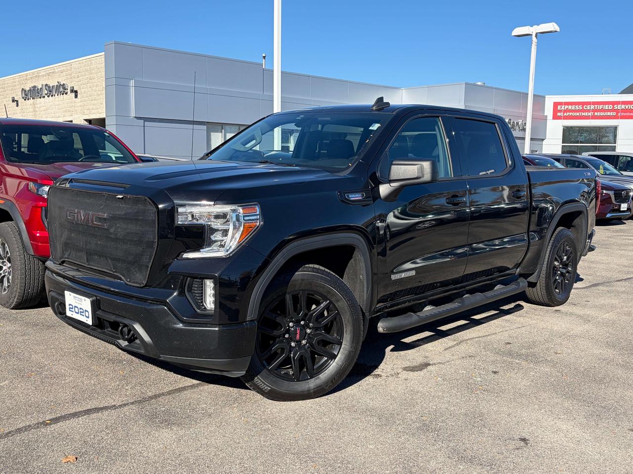 2020 GMC Sierra 1500 Elevation<br><br><br>REMOTE START, BACK-UP CAMERA, LOCAL TRADE, MARKET VALUE PRICING, CLEAN CARFAX REPORT, VEHICLE COMES WITH A 6 MONTH/10,000KM POWERTRAIN WARRANTY, ELEVATION PACKAGE, 20 GLOSS BLACK WHEELS, 10-Speed Automatic, 4WD, Jet Black w/Cloth Seat Trim.<br><br><br>Recent Arrival!<br><br>3.0L I6 10-Speed Automatic 4WD<br><br><br>Certified. Certification Program Details: * 4.49% APR Financing on Select Models for 24mo* of Pre‐Owned Vehicles<br>* 3-month or 5,000 kilometres Comprehensive Limited Warranty Coverage<br>* 24/7 Roadside Assistance<br>* CARFAX® Vehicle History Report Sirius XM 3 months prepaid service<br>* 150-Point Inspection<br>* 30 Days or 2,500 kilometres exchange privilege<br>SEE DEALER FOR ADDITIONAL DETAILS<br><br><br>John Bear Buick GMC offers many automotive products and services. When you visit our store, what you can expect is quality both in our selection of pre-owned vehicles and from our world-class sales team. We offer Market Based Pricing with some of the best value in the Niagara region.