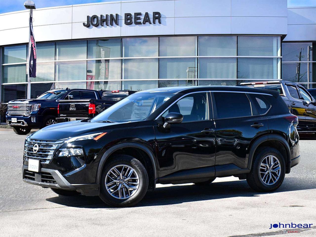2024 Nissan Rogue S<br><br><br>REMOTE START, BACK-UP CAMERA, GM FACTORY CERTIFIED, MARKET VALUE PRICING, LANE DEPARTURE WARNING, GM CPO CERTIFIED, AWD.<br><br><br>Recent Arrival!<br><br>1.5L DOHC CVT with Xtronic AWD<br>Odometer is 9912 kilometers below market average!<br><br>Certified. Certification Program Details: * 4.49% APR Financing on Select Models for 24mo* of PreOwned Vehicles<br>* 3-month or 5,000 kilometres Comprehensive Limited Warranty Coverage<br>* 24/7 Roadside Assistance<br>* CARFAX® Vehicle History Report Sirius XM 3 months prepaid service<br>* 150-Point Inspection<br>* 30 Days or 2,500 kilometres exchange privilege<br>SEE DEALER FOR ADDITIONAL DETAILS<br><br><br>John Bear Buick GMC offers many automotive products and services. When you visit our store, what you can expect is quality both in our selection of pre-owned vehicles and from our world-class sales team. We offer Market Based Pricing with some of the best value in the Niagara region.