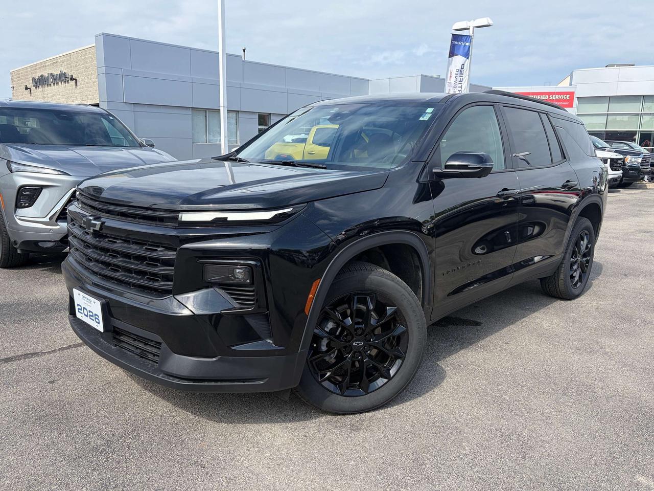 2026 Chevrolet Traverse LT<br><br><br>REMOTE START, BACK-UP CAMERA, GM FACTORY CERTIFIED, MARKET VALUE PRICING, CLEAN CARFAX REPORT, LANE DEPARTURE WARNING, CPO CERTIFIED, PREVIOUS GM EXECUTIVE VEHICLE, 4.49% 24 MONTHS OAC., MIDNIGHT/SPORT EDITION, CONVENIENCE PKG. - HEATED SEATS & STEERING, FLOOR LINER PKG.!!, AWD.<br><br><br>Recent Arrival!<br><br>2.5L DOHC 8-Speed Automatic AWD<br>Odometer is 22996 kilometers below market average!<br><br>Certified. Certification Program Details: * 4.49% APR Financing on Select Models for 24mo* of PreOwned Vehicles<br>* 3-month or 5,000 kilometres Comprehensive Limited Warranty Coverage<br>* 24/7 Roadside Assistance<br>* CARFAX® Vehicle History Report Sirius XM 3 months prepaid service<br>* 150-Point Inspection<br>* 30 Days or 2,500 kilometres exchange privilege<br>SEE DEALER FOR ADDITIONAL DETAILS<br><br><br>John Bear Buick GMC offers many automotive products and services. When you visit our store, what you can expect is quality both in our selection of pre-owned vehicles and from our world-class sales team. We offer Market Based Pricing with some of the best value in the Niagara region.