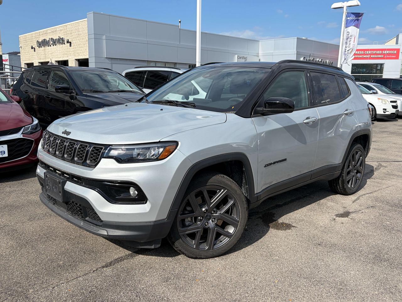 2026 Jeep Compass Limited<br><br><br>4WD.<br><br><br>Recent Arrival!<br><br>2.0L I4 DOHC 8-Speed Automatic 4WD<br><br><br>Certified. Certification Program Details: * 4.49% APR Financing on Select Models for 24mo* of Pre‐Owned Vehicles<br>* 3-month or 5,000 kilometres Comprehensive Limited Warranty Coverage<br>* 24/7 Roadside Assistance<br>* CARFAX® Vehicle History Report Sirius XM 3 months prepaid service<br>* 150-Point Inspection<br>* 30 Days or 2,500 kilometres exchange privilege<br>SEE DEALER FOR ADDITIONAL DETAILS<br><br><br>John Bear Buick GMC offers many automotive products and services. When you visit our store, what you can expect is quality both in our selection of pre-owned vehicles and from our world-class sales team. We offer Market Based Pricing with some of the best value in the Niagara region.